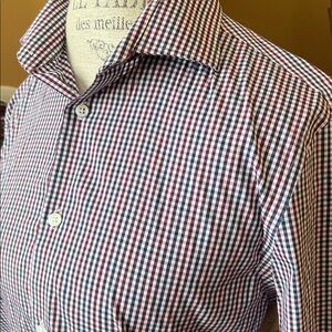 Michael Kors Men’s Button Shirt slim fit travel stretch 15 32/33 medium